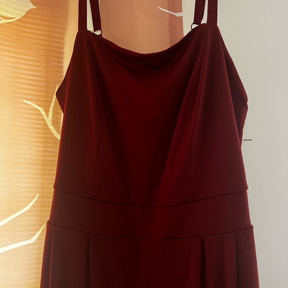 Torrid Studio Knit Tube Top Wide Leg Jumpsuit - Picture 4 of 5